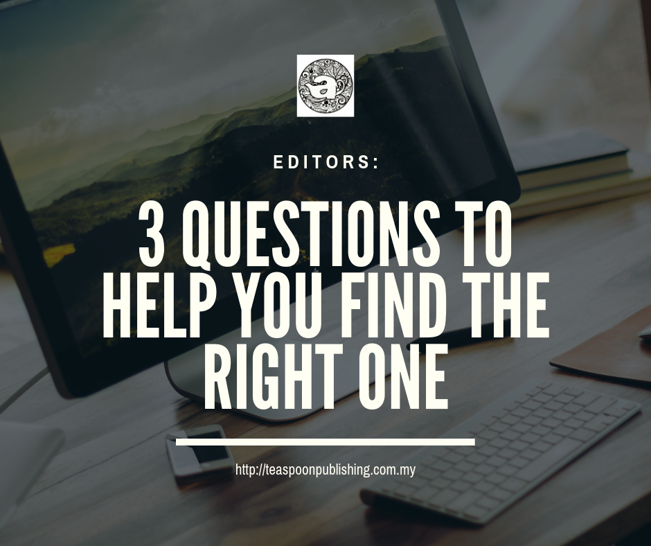 Editors: 3 Questions to help you find the right one